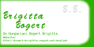 brigitta bogert business card